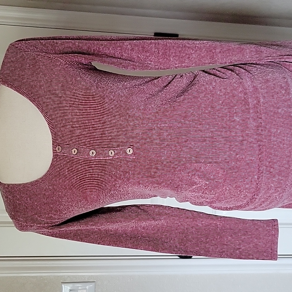 Maternity Sweater Dress, size small, w wooden buttons